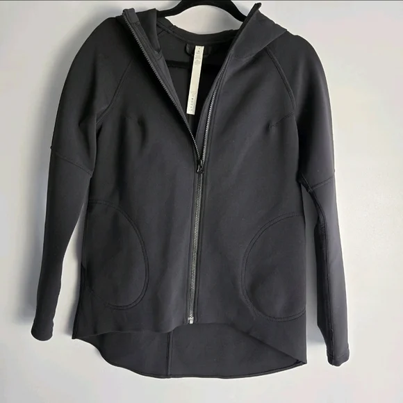 Lululemon's Embrace The Space Hoodie Black Size 4 Oversized Hoodie After Workout - Picture 2 of 14